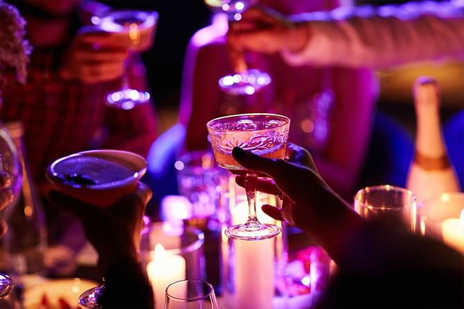 VIP席での乾杯のお供に