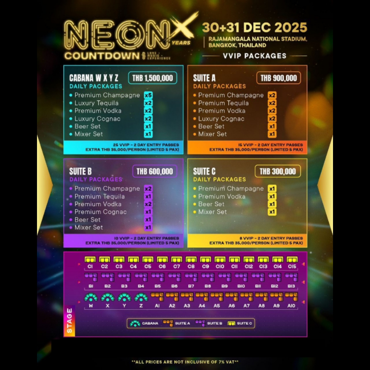 NEON Countdown 2025（VVIP）