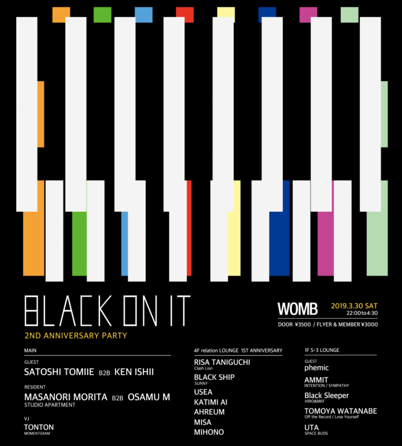 BLACK ON IT -2nd Anniversary-