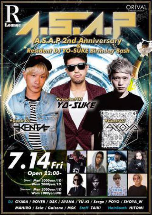 A.S.A.P 2nd ANNIVERSARY 