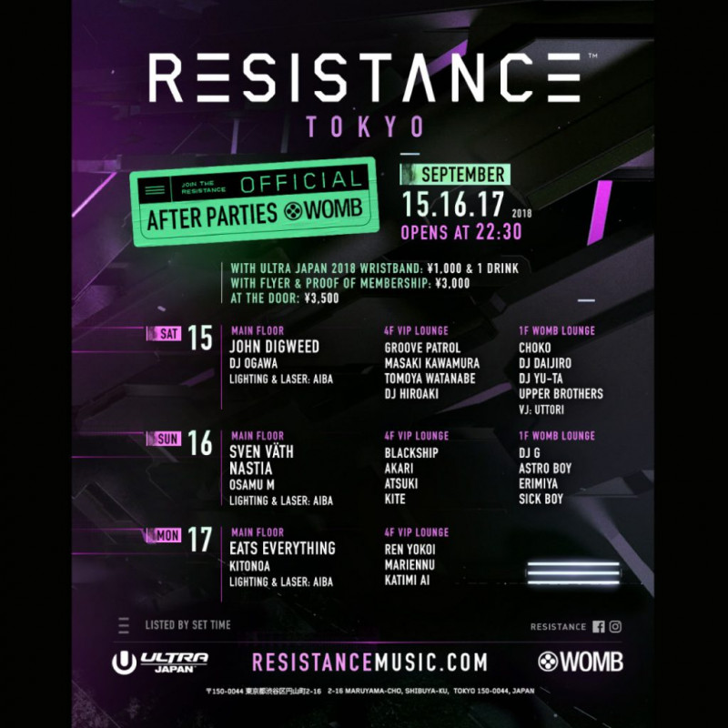  RESISTANCE TOKYO 